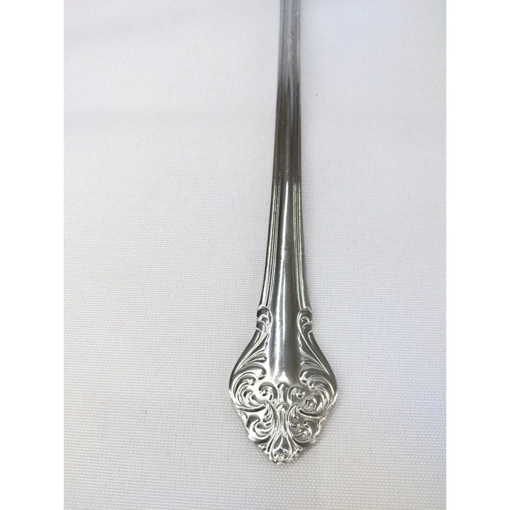 Reed & Barton Elegante Salad Serving Set 12in Silver Stainless Steel Ornate